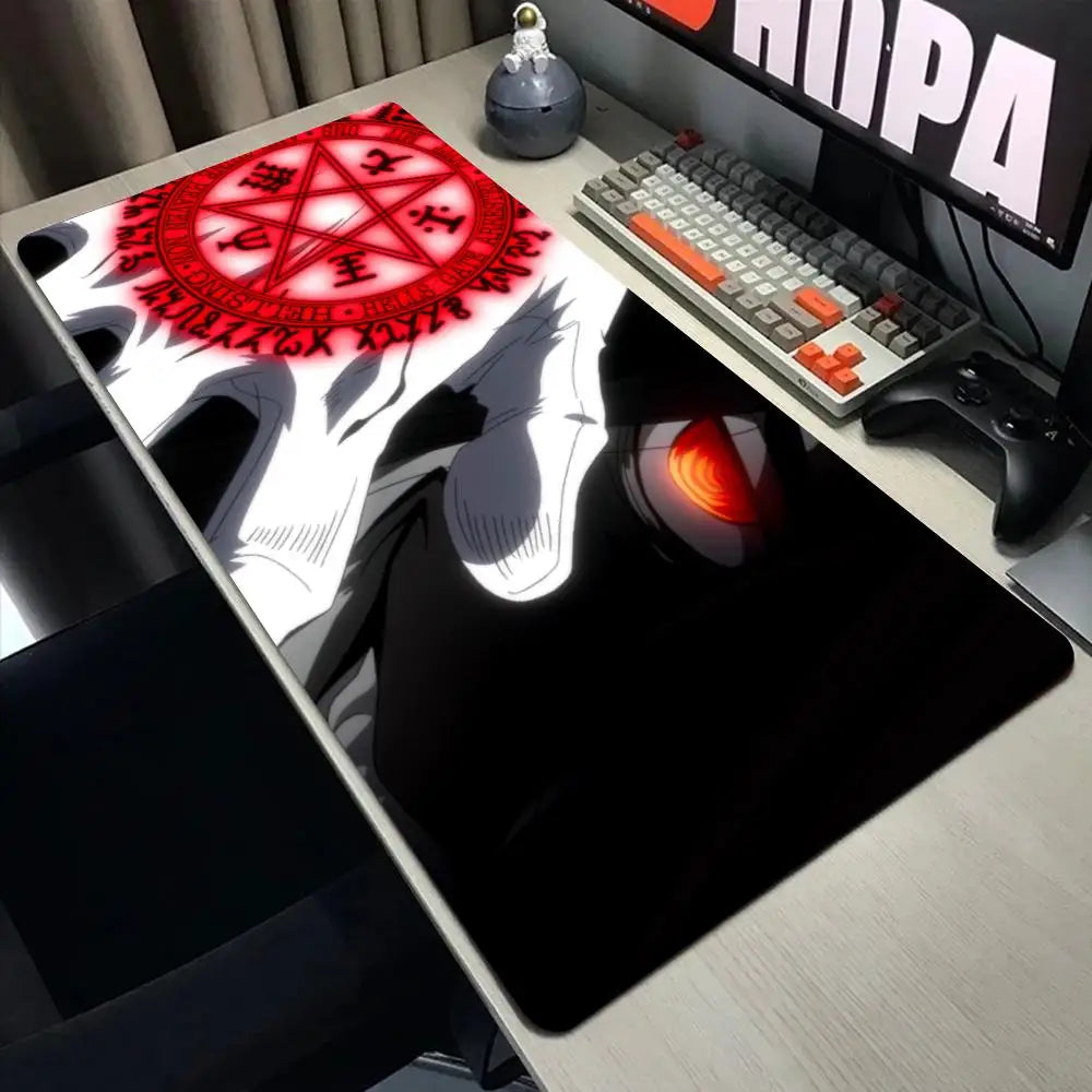 Anime Hellsing Alucard Mouse Pad XXL Gaming Accessories Office Gamer Keyboard Desk Mat Non-Slip Laptop Large rubber Mousepad
