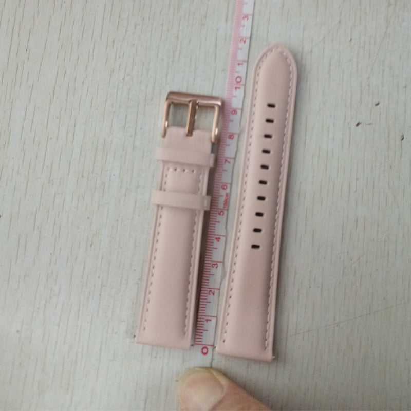 20mm Leather Strap for Samsung Galaxy Watch 3 41 45mm Active 2 Gear S3 22mm Bracelet For Huawei Watch GT2 46mm Replacement Band