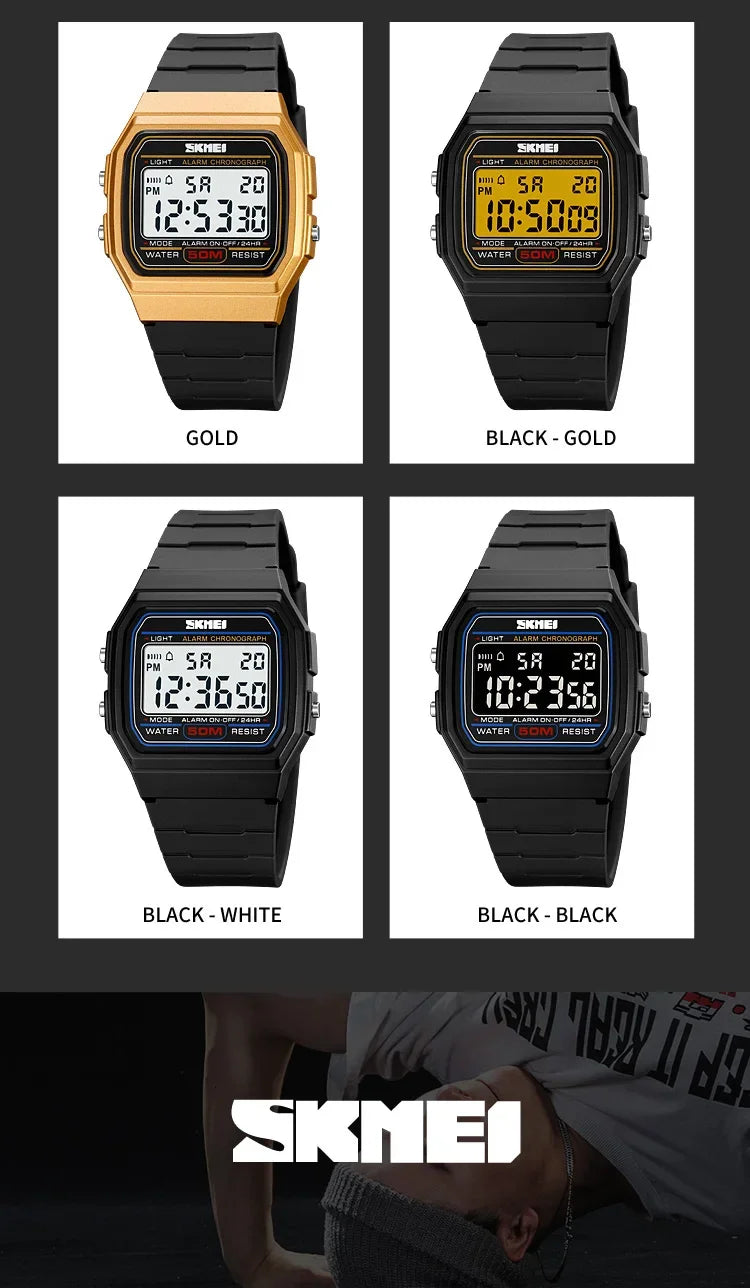 SKMEI 2042 Military Clock reloj hombre Digital Sport Watches  Mens Outdoors 5Bar Waterproof Chrono Date Week Men Wristwatches
