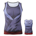 3D Anime Quick Dry Sport Tank Tops Sleeveless Shirts Running Gym Workout Fitness Breathable Slim Compression Tanks Tops