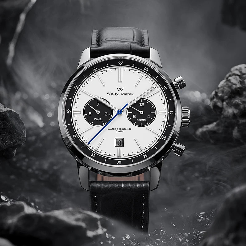 WM Watch Automatic Mechanical Watches Water Resistant Classic Casual Business Man Watch Welly Merck Watch WM138M
