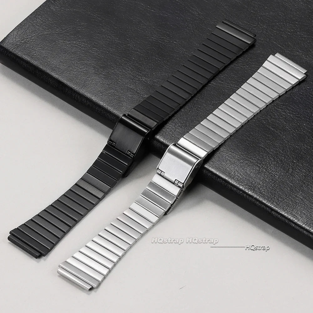 18mm 20mm Vintage Stainless Steel Watchband for Casio AE1200/1300 F84 F105/108/A158/168 F91W SGW400 Metal Wristband Bracelet