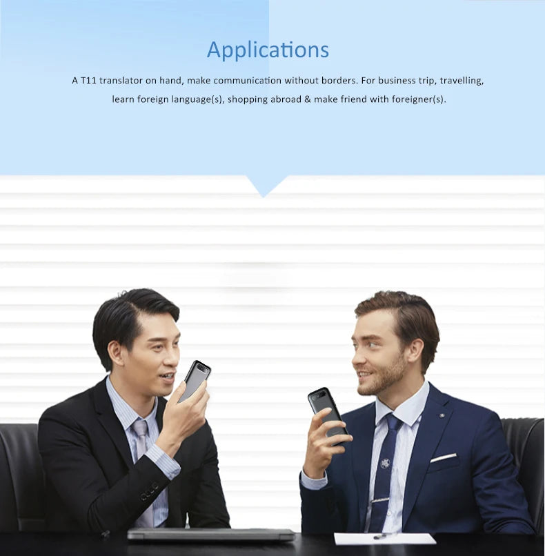 MSAI T11 Translator 138 Languages for Travel Real-time 17 Languages Offline Translation Photo 75 Languages 1500mAh 1+8GB