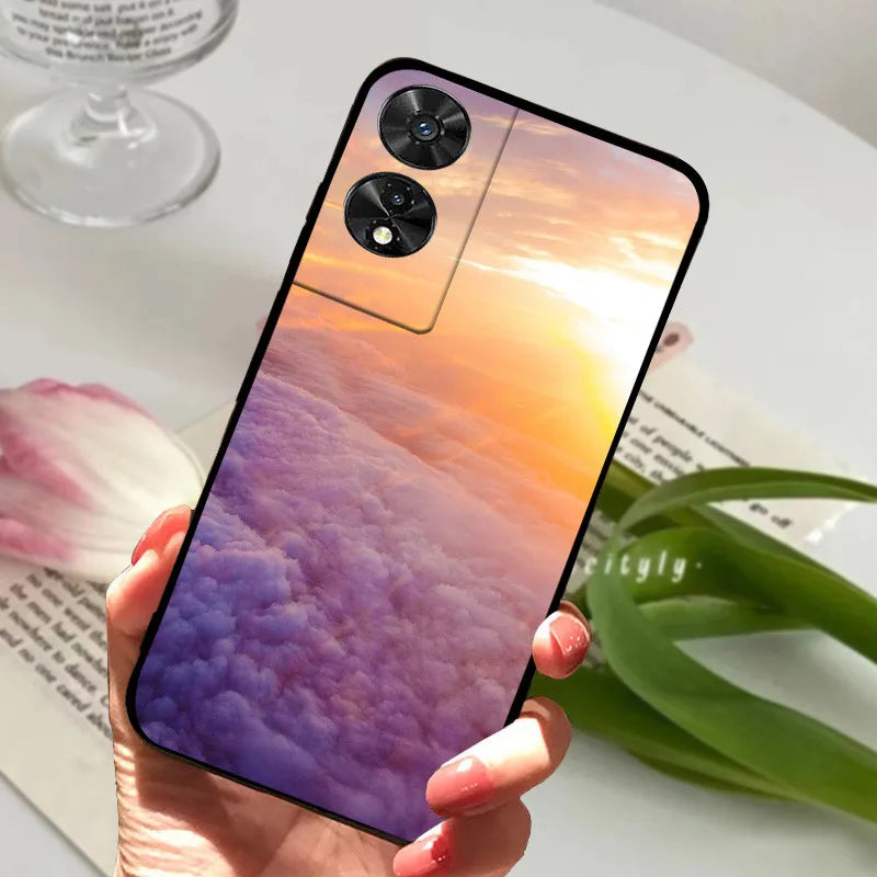 For TCL 505 Case TCL 50 SE / 50 5G Silicone Shockproof Soft Phone Cover for TCL 505 Case Funda Cute TPU Coque Protective Shell