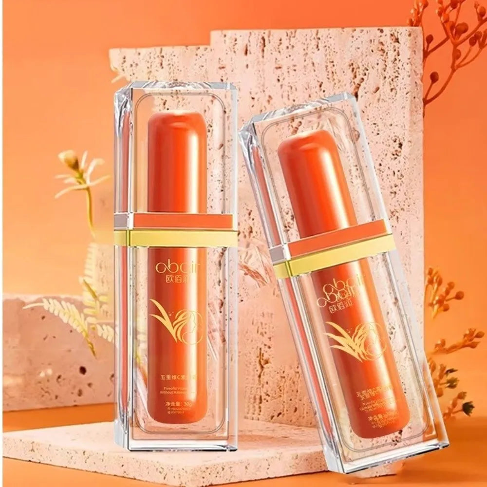Cosmetics 30g VC Face Cream Brighten Skin Moisturizing Concealer Tone-Up Cream Smooth Shrink Pores Isolation Cream Makeup Base