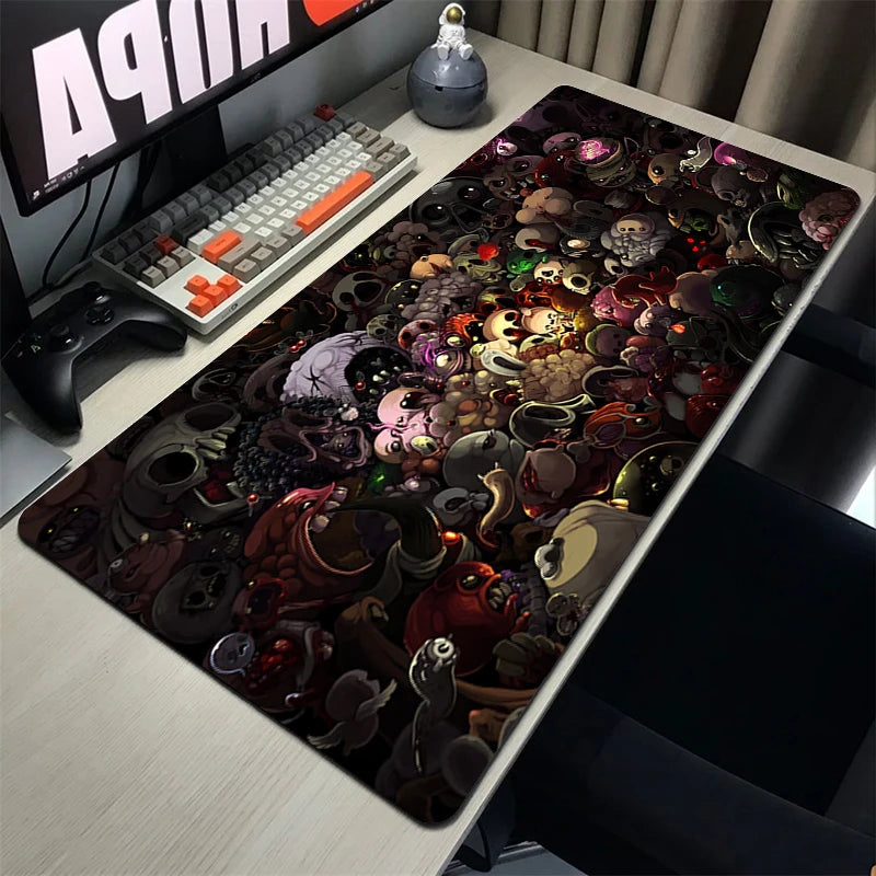 The Binding Of Isaac Xxl Mouse Pad Gamer Non-slip Mat Mausepad Computer Accessories Deskmat Gaming Keyboard Mousepad Mats Pc