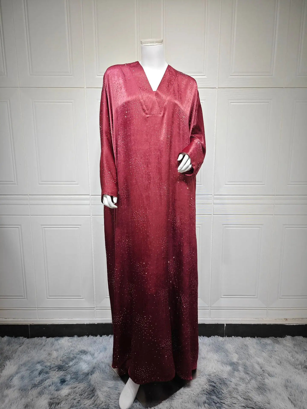 Eid Muslim Abaya Women Diamond Dress Party Night Ramadan Arab Dubai Dresses Kaftan Vestidos Largos Long Robe Jalabiya 2025