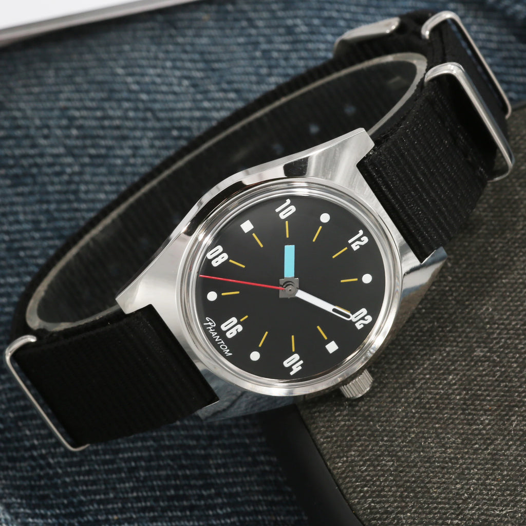 PHANTOM men’s Hand-Wind Mechanical Watch 7120 Waterproof Bauhaus Design Watch for Men wholesale