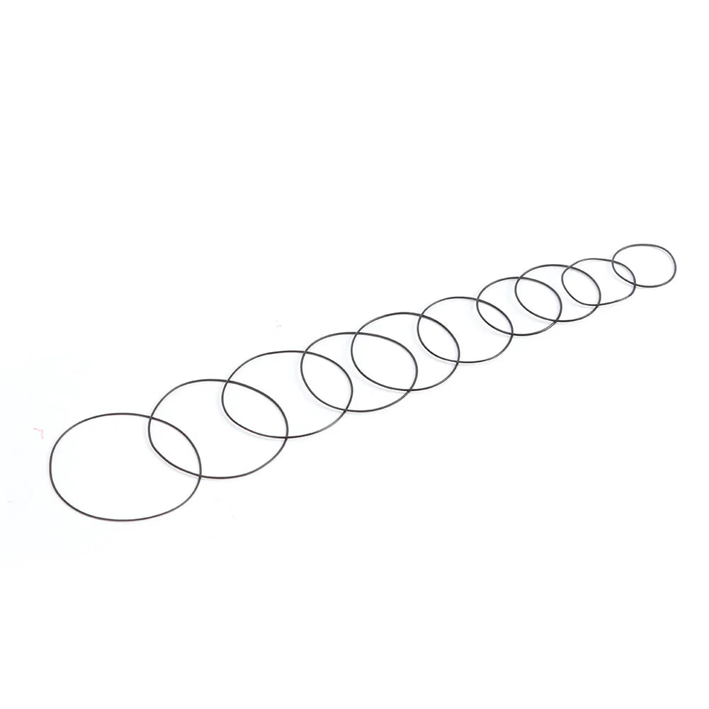 200pcs Waterproof 0.5mm/0.6mm/0.7mm O-Ring Watch Back Seal Cover Mini Rubber Washer O-Ring Watch Gaskets Watch Repair Tools