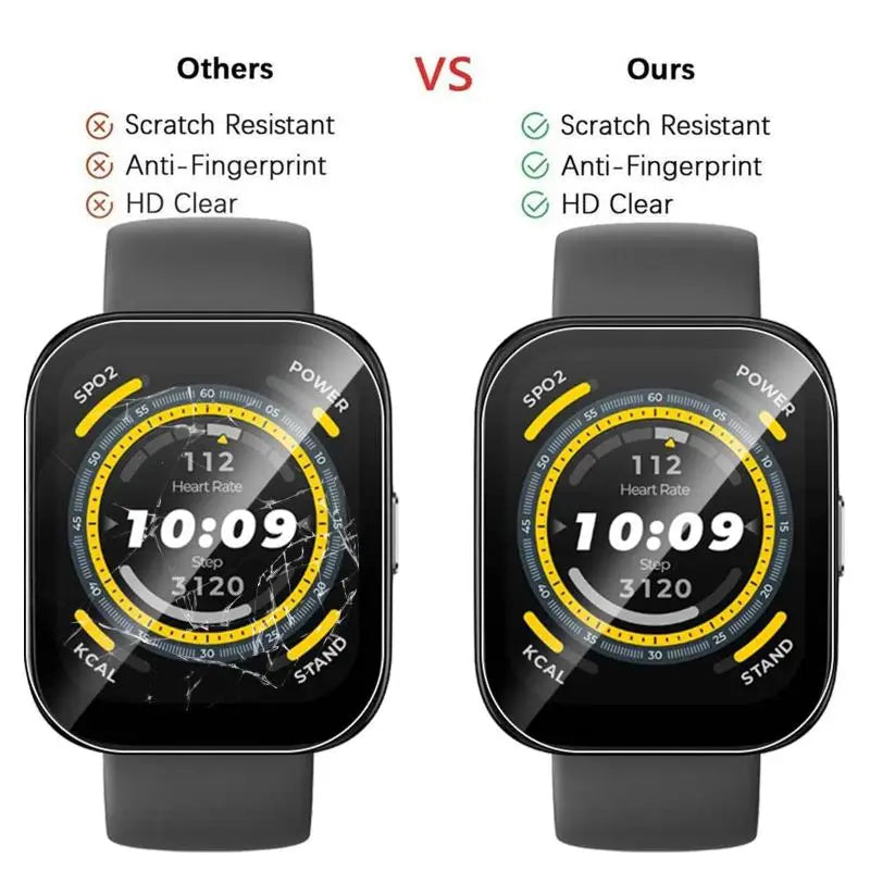 For Amazfit Bip 5 Screen Protector Soft TPU Hydrogel Films For Amazfit Bip 5 Protector HD Clear Anti-Scratch Film Accessories