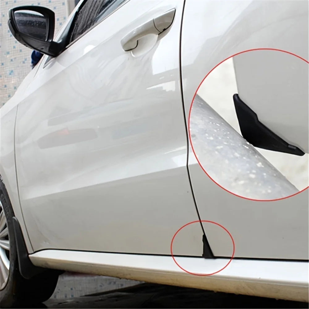 2pcs Silicone Car Door Corner Covers Anti Collision Protectors Auto Car Door Bumper Anti Scratch Car Exterior Accessories Parts