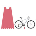 Portable Bicycle Stand For Brompton Adjusting Cleaning Repairing Mountain Bike Bicycle Accessories Clear Acrylic Support