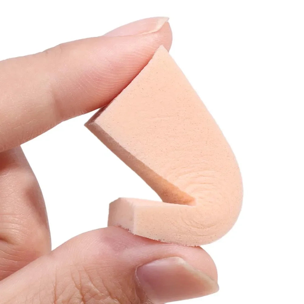 100pcs Foundation Makeup Sponge Block Hydrophilic Firm Sponge Non Latex Cosmetic Powder Puff Wet and Dry Makeup Puff Beauty Tool