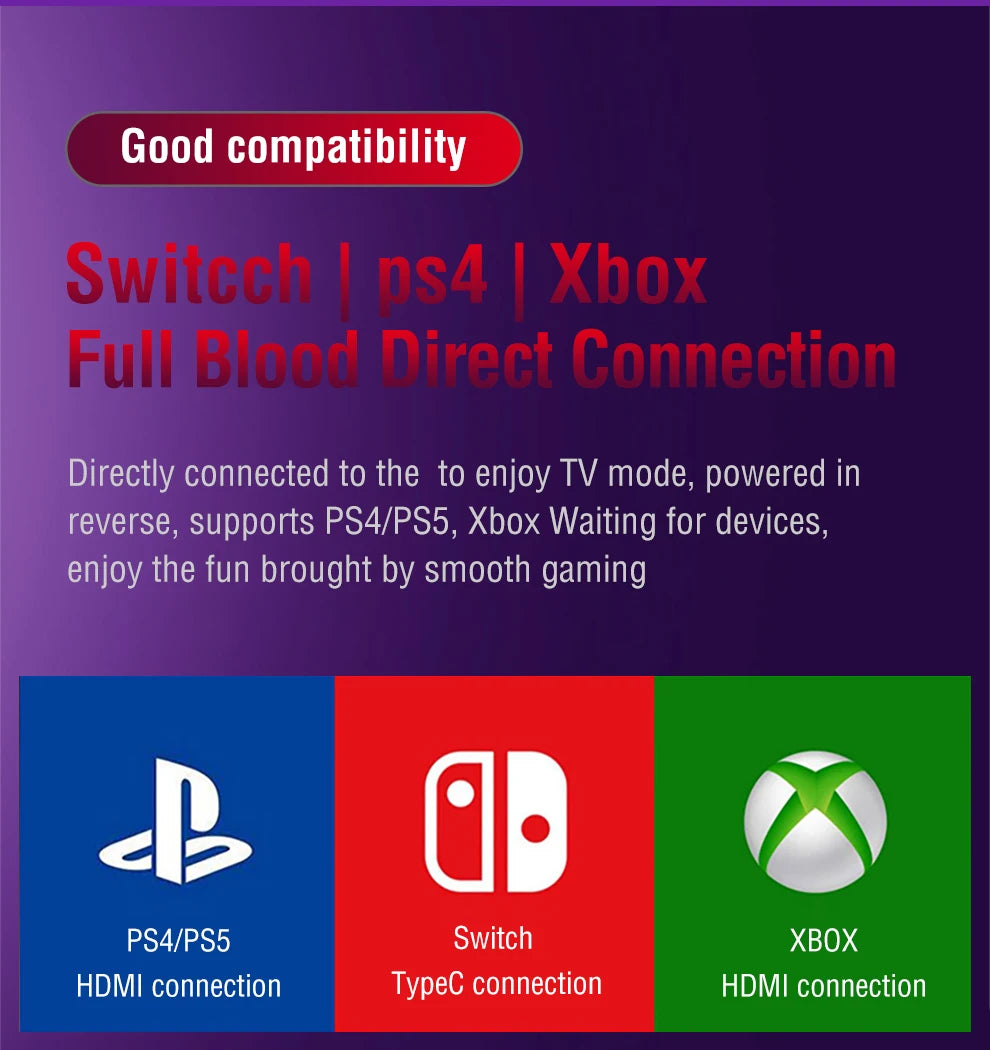 16-Inch 2.5K Portable Gaming Monitor 144Hz/120Hz 500cd/m Low Blue Light For XBox PS4 / 5 Switch Cell Phone PC Loptop Extension