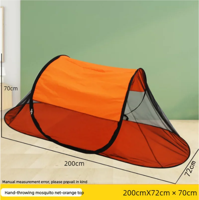 New boat type hand thrown conventional models sunscreen top free installation portable collapsible outdoor camping mosquito nets