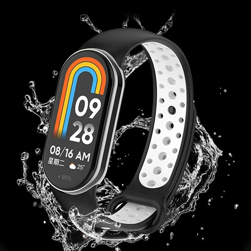 Sport Straps for Mi Band 10 9 8 NFC miband 10 Accessories smart watch wrist replacement belt correa for Xiaomi Mi band9 Bracelet