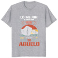 Funny Spanish Papa Gift T Shirt The Best Thing about Having You As A Father Is That You Are His Grandfather T-shirt Personality
