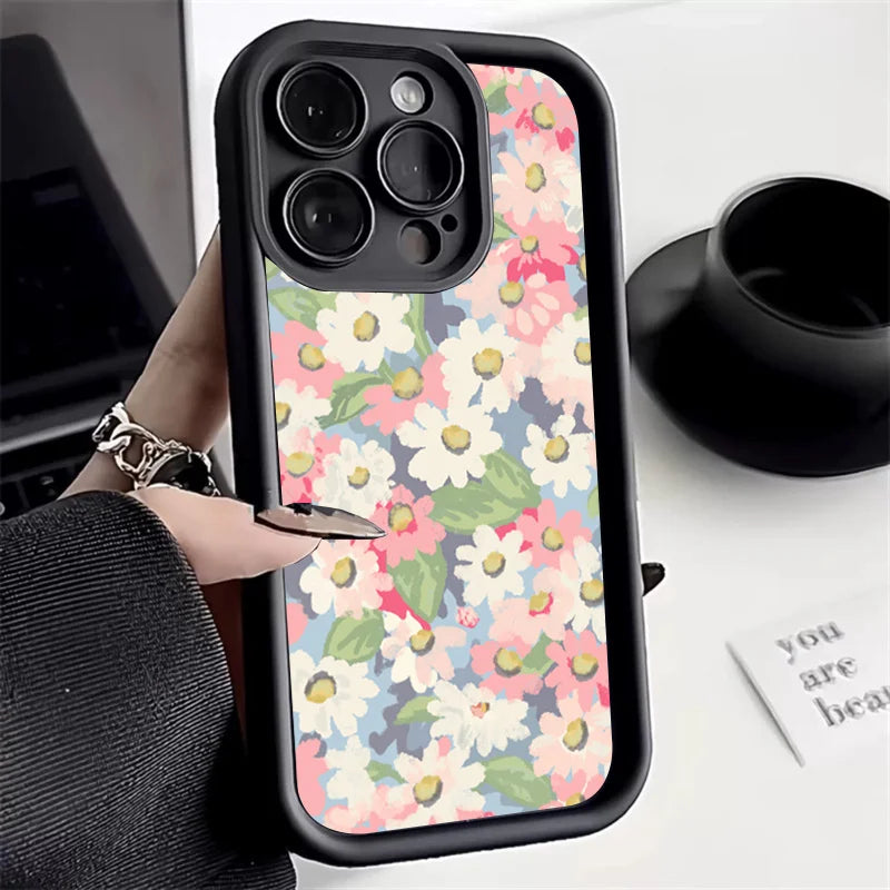 Soft Pale Little Flower Phone Case for Xiaomi Redmi Note 13 Pro Plus 5G 12S 11S 10S 9 10 11 12 Redmi 12C 13C 10C 12 4G Cover