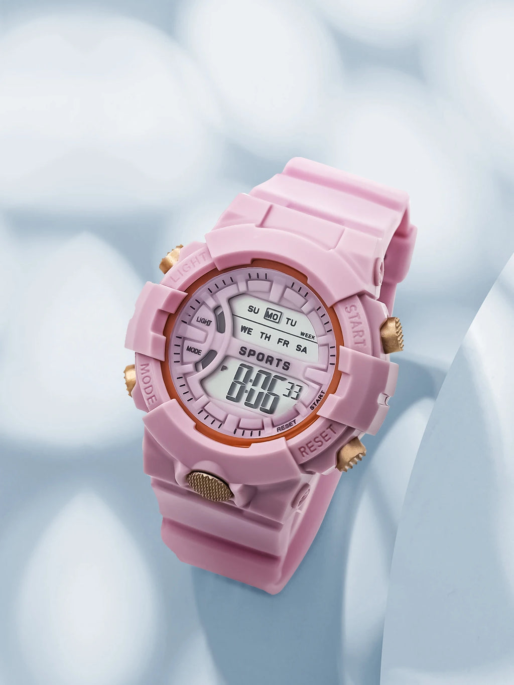 Hot Selling Simple and Fashionable Women Digital Electronic Watch Multifunctional Outdoor Fitness Watch Men and Women Watch