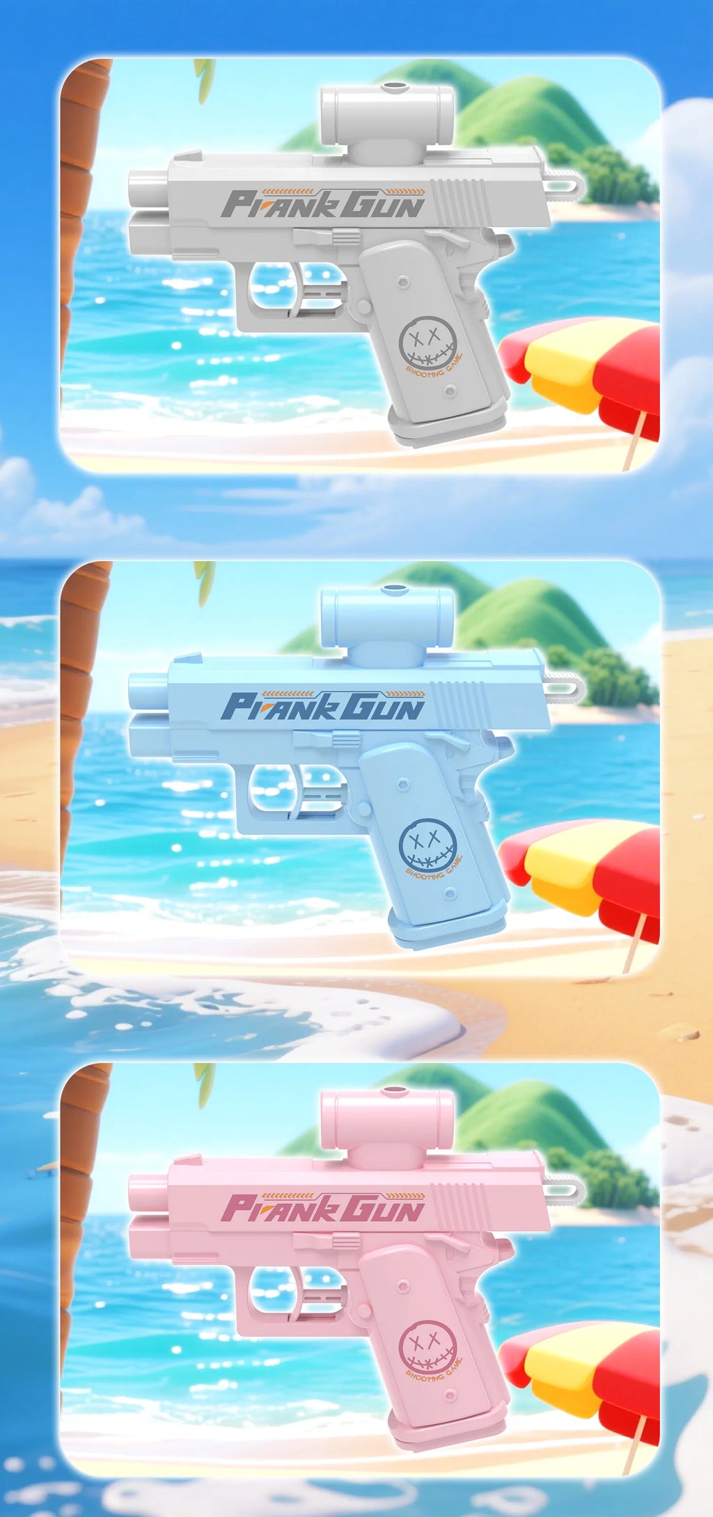 Summer Water Gun Toy - Double-Sided Prank Spray Fun, Reverse Splash Joke for Outdoor Water Fight, Cool Pool Beach Game