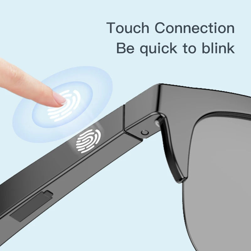 F06 Bluetooth Smart Glasses Technology Audio Call Remote Headset Sunglasses Sports Driving Music Earbuds Headphones