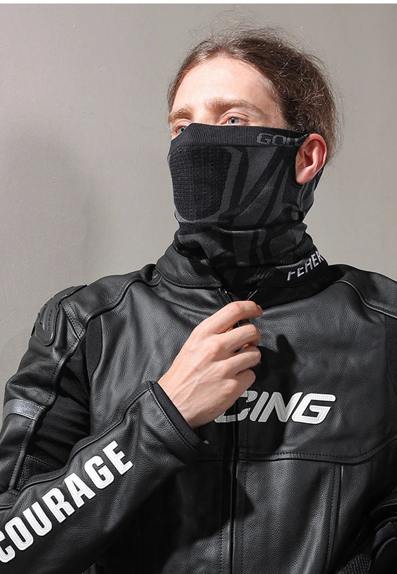 Motorcycle Mask Winter Half Face Mask Windproof Cycling Snowboard Ski Hiking Masks Sport Scarf Neck Gaiter Warm Bicycle Mask