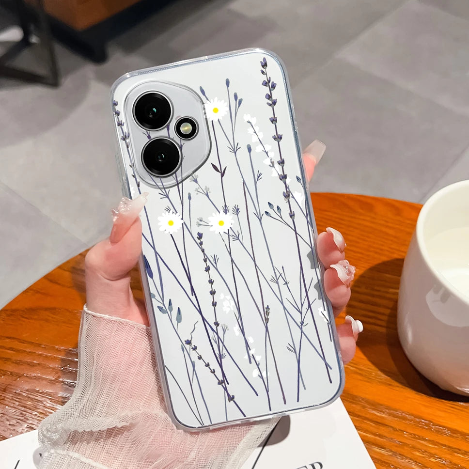 For Honor 400 Pro 5G Case Cute Astronaut Transparent TPU Soft Silicone Phone Back Cover For Honor 400Pro High Quality Funda Capa