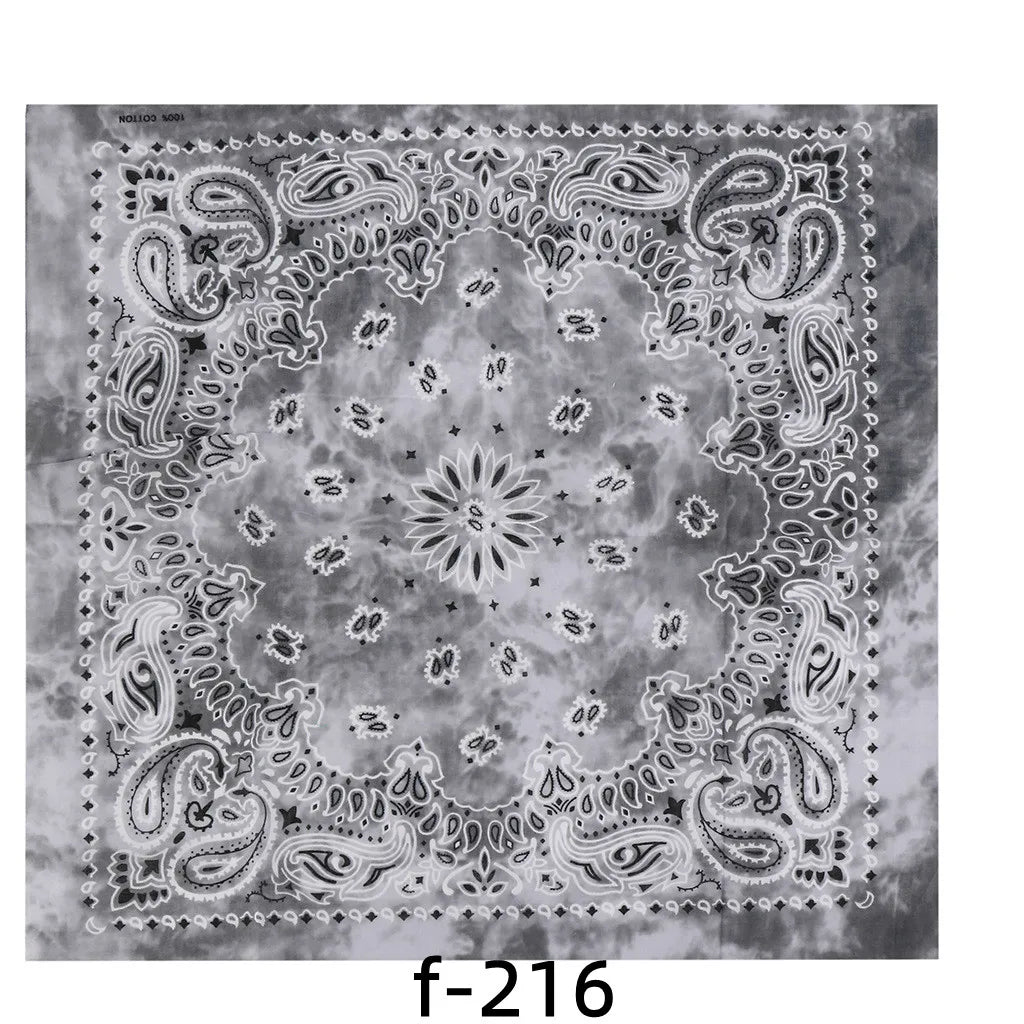 f151 Unisex Hiphop Cotton Bandanas Face Mask Scarf Headwear Women Snood Headband Men Fishing Mask Hiking Balaclava Handkerchief