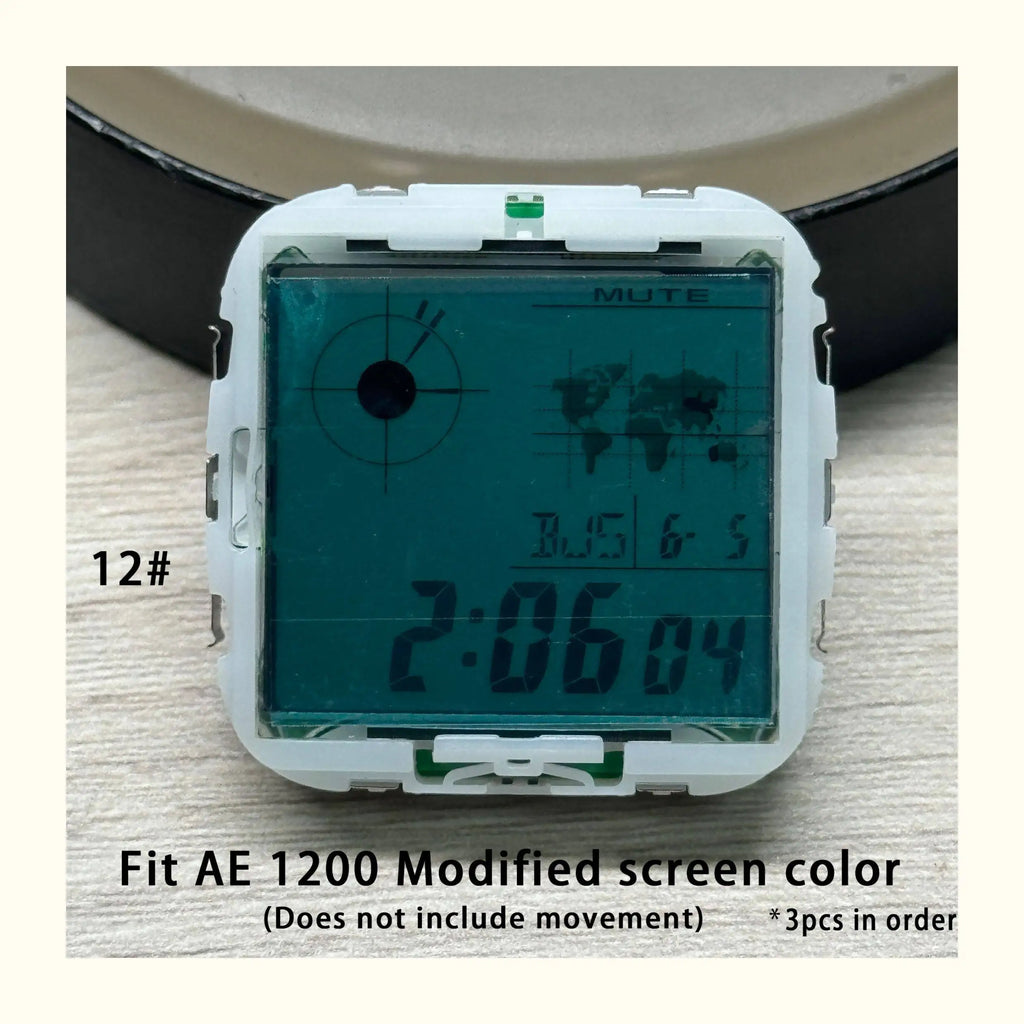 Color Display Film for Casio AE-1200 AE-1300, DIY Screen Modification Overlay Sticker, High-Quality Watch Dial Upgrade Kit