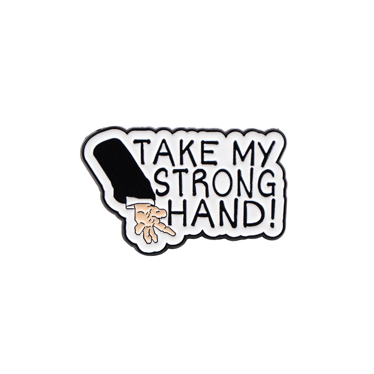 Interesting Quotes Series Brooches on Clothing Accessories Backpack Alloy Brooch Badge Enamel Lapel Pins