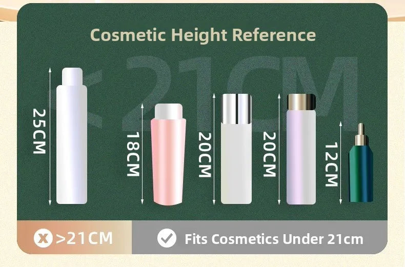 Dustproof Cosmetic Storage Box Integrated Desktop Makeup Case Lipstick Box Skincare Product Rack Elegant Design