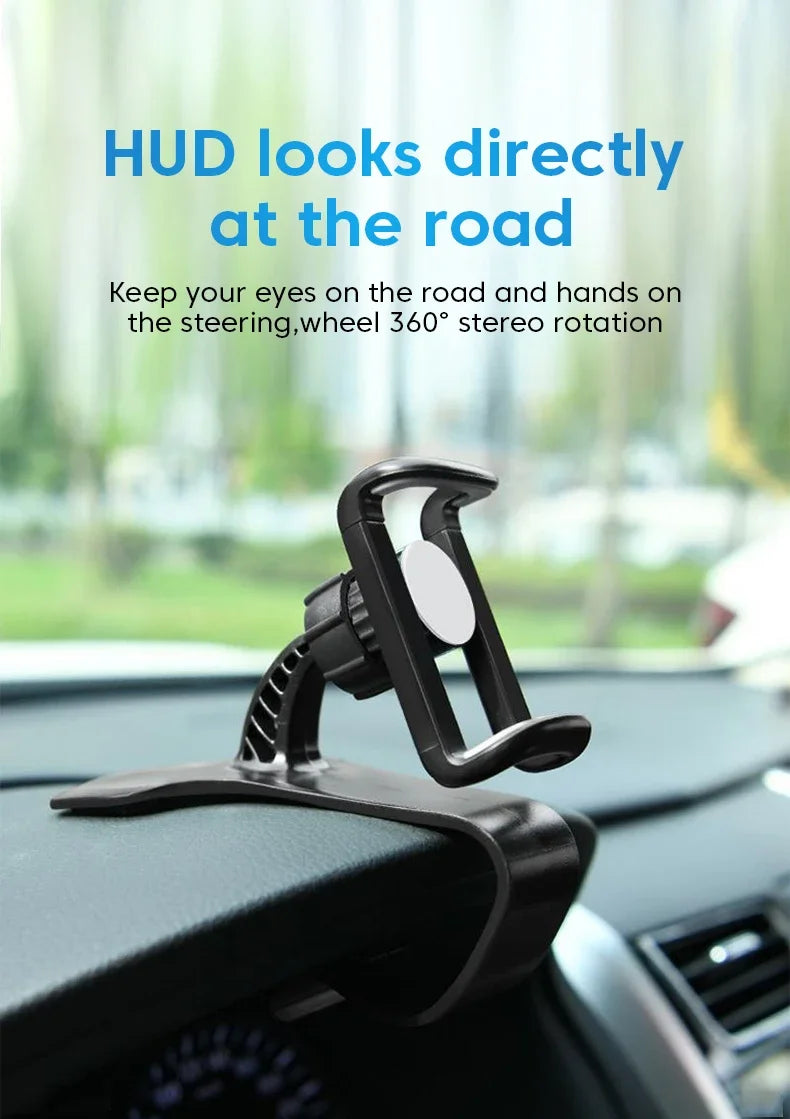Universal 360 Rotatable Car Phone Holder Dashboard Stand Auto Grip Bracket for Mobile Phones Cell Phone Support Rack