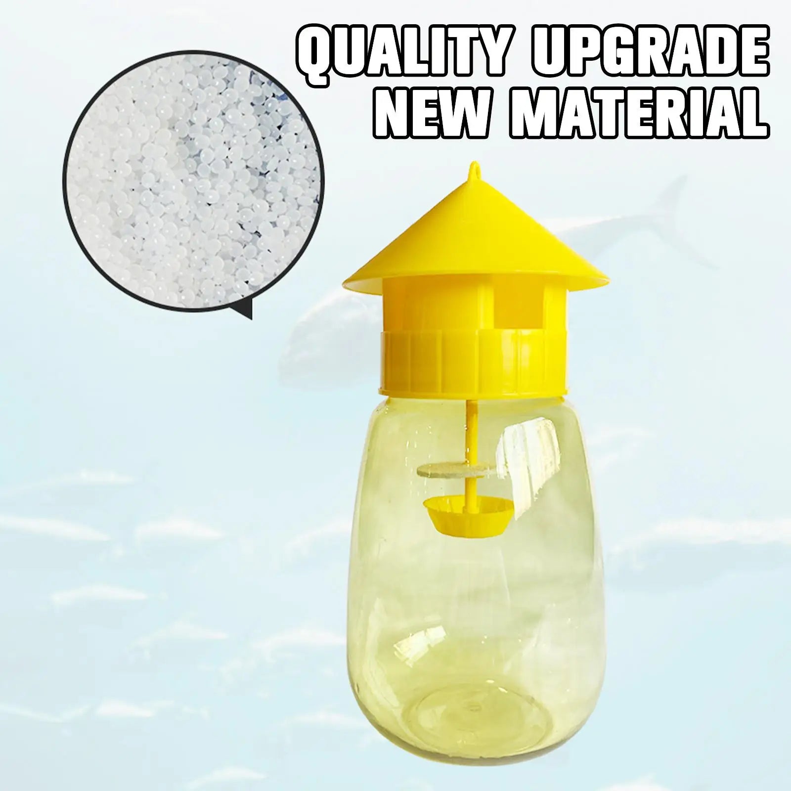 Plastic Fruit Fly Trap Killer Drosophila Trap Anti Fly Fruit Fly Killer Catcher Orchard Insect Trap Pest Control Fly Bee Trap