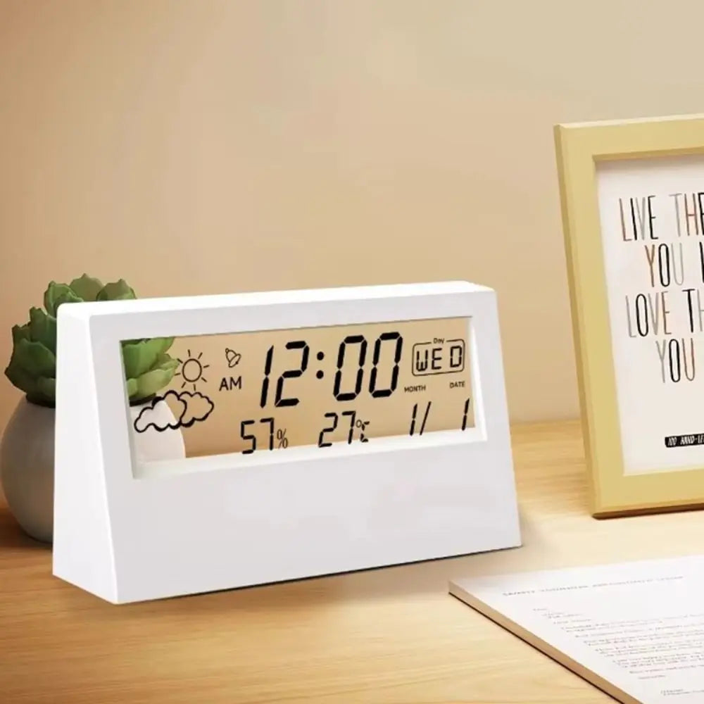Digital Display Digital Clock Electronic Design Multifunction Features Desk Clock Decoration Style Study Design Table Clock