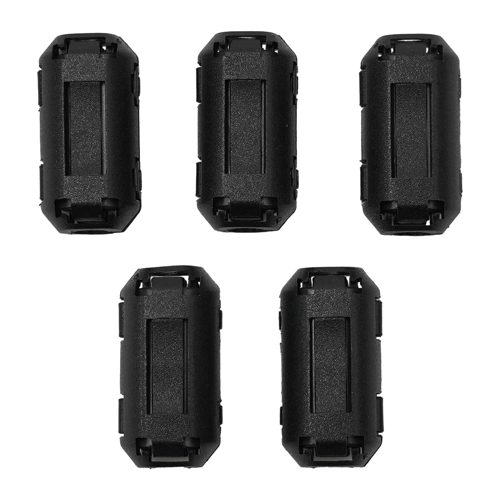 5Pcs 3.5/5/7/9/13mm Toroidal Core Ferrite Bead Clip Choke EMI RFI Noise Filter Clip For USB/Video Cable Power Cord