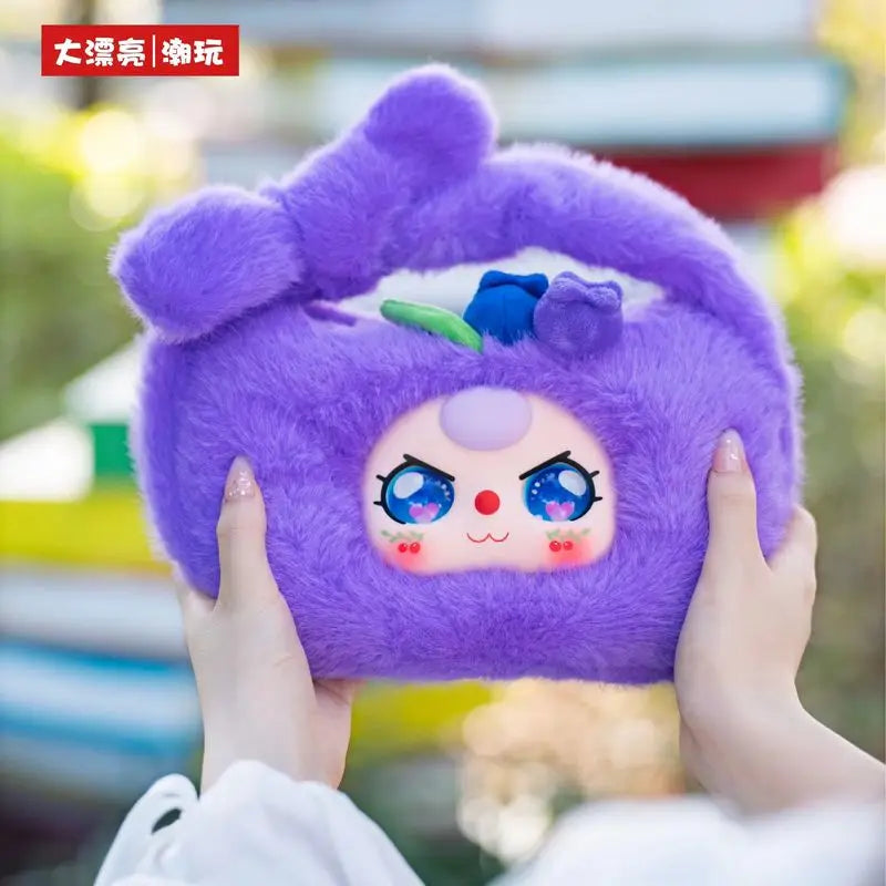 Hot Original Babythree Baby Fruit Handbag Series Blind Box Cute Doll Plush Shoulder Bag Surprise Box For Girl Christmas Gift