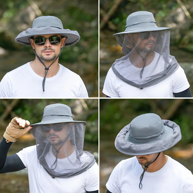 60-65cm Big Head Around The Hat Large Size Big Head Big Face Fat Large Sun Hat Male fisherman's Hat Sunscreen Cap