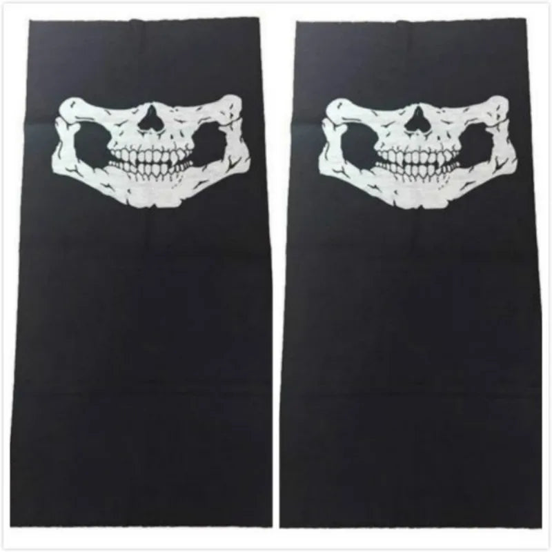 Multi-functional eight Color Skull Bandana Helmet Camping Halloween Neck Face Mask Paintball Ski Sport Headband Hiking Scarves