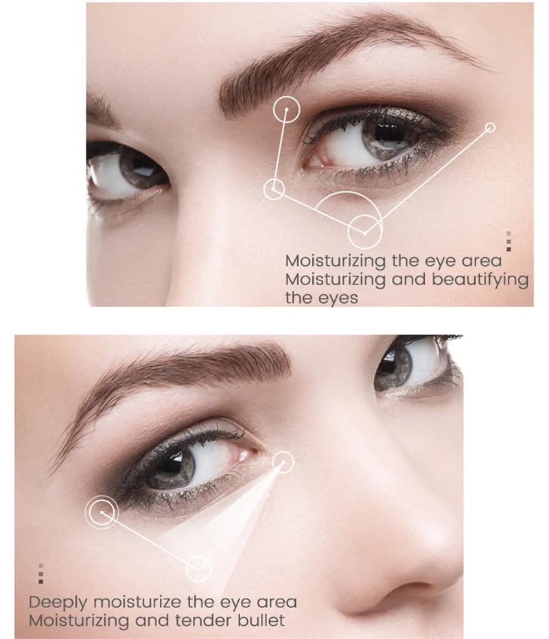 VEZE Eye Serum Firming Eye Cream Anti Dark Circles Hyaluronic Acid Hydration Nourishing Fade Line Eye Skincare