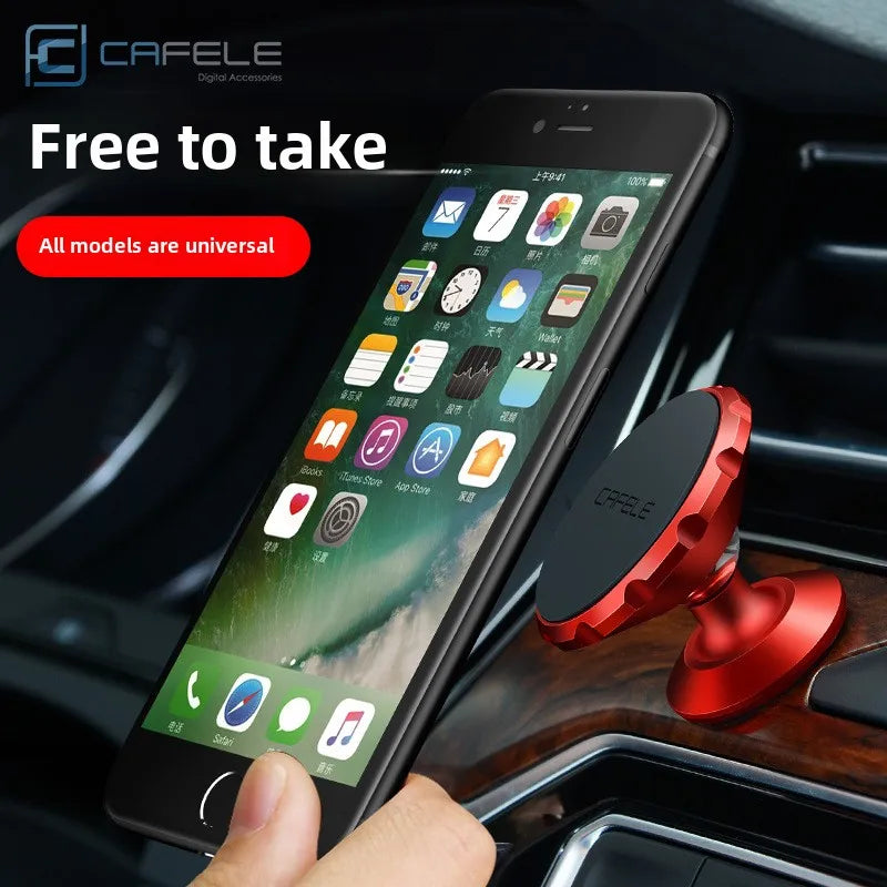 CAFELE Magnetic Car Phone Holder for Universal Phones Air Outlet Car Mount Air Vent Clip Car Stand Phone Accessories Brand New