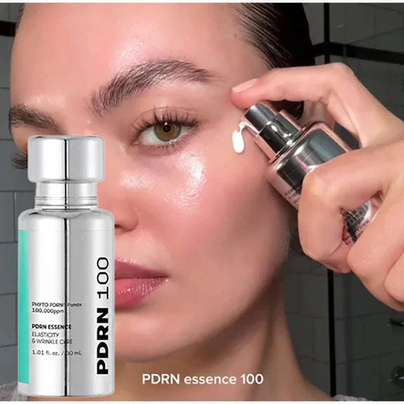 PDRN Peptide Collagen Essence Cream Set,PDRN Firming Deeply Moisturizing Skin Care Ampoule Essence,PDRN High SPF Glow Sunscreen
