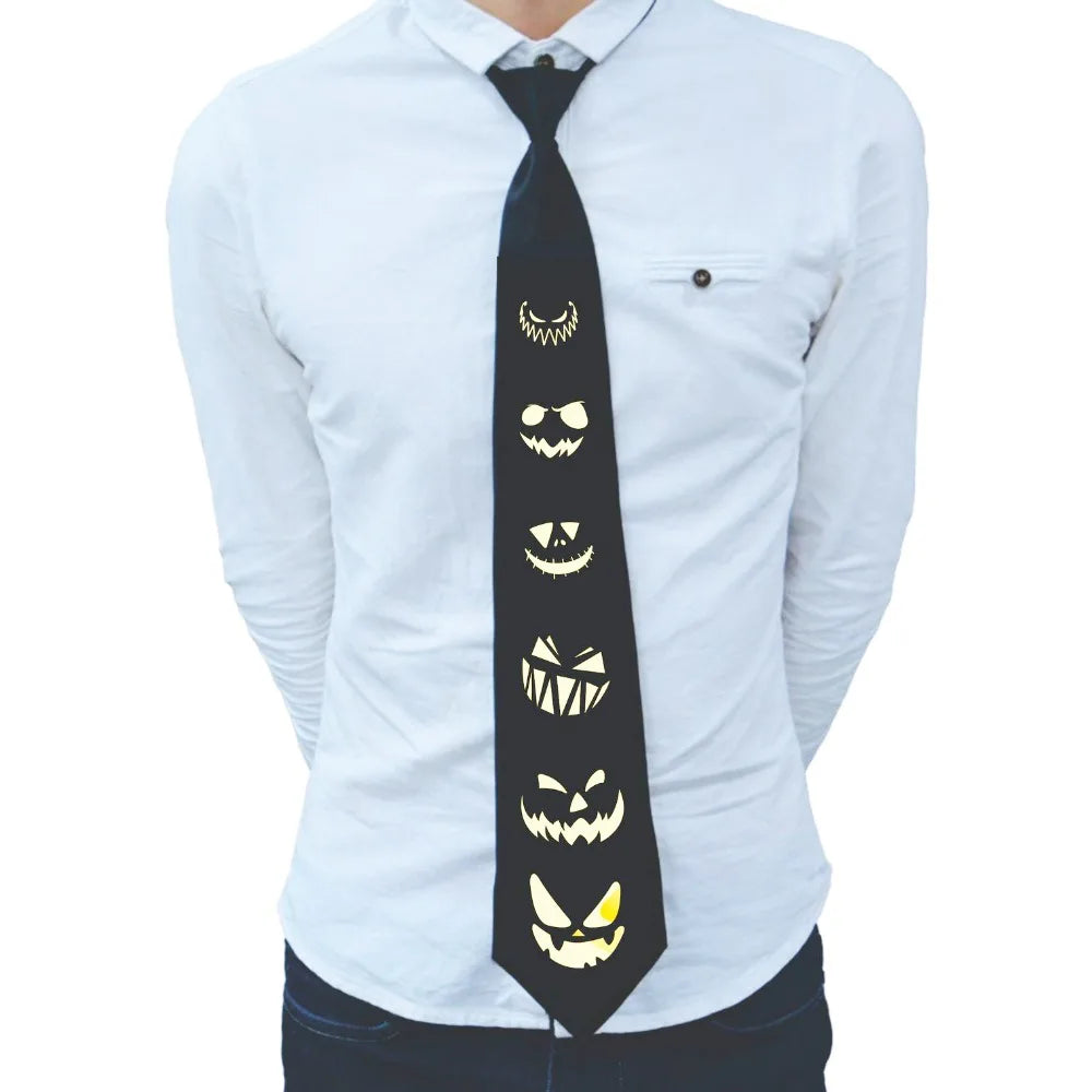Apparel Accessories Rainbow LED Light Tie Adjustable Neon Flashing Glow Rave Party Necktie Narrow Hip-hop Luminous Cravat Street