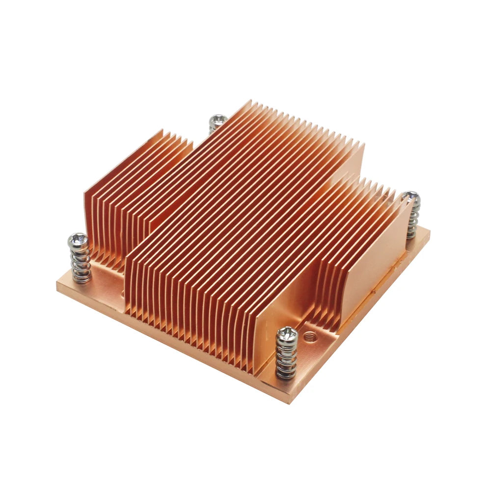 Server CPU Cooler Copper heatsink for Intel Core PGA988 989 i7-600 i5-500 i5-400 i3-300 Mobile Processor Computer cooling