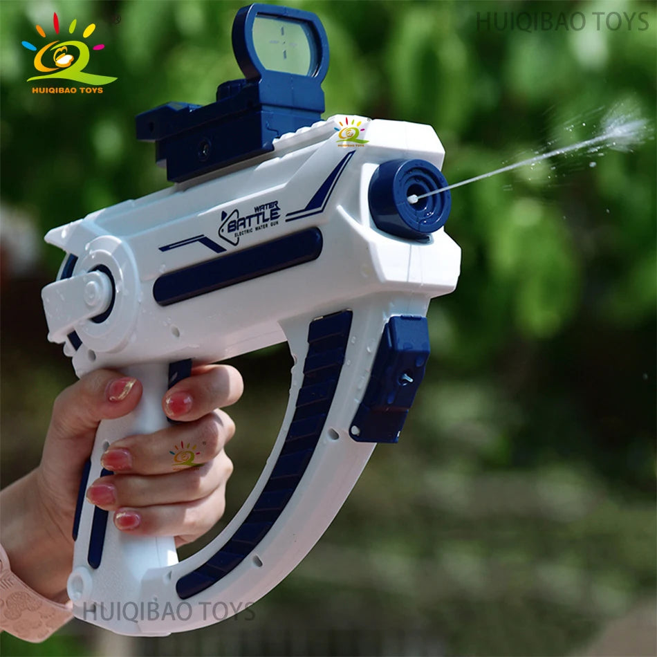 Summer electric Water gun toys, suitable for boys and girls, mechanical continuous shooting outdoor beach water games,