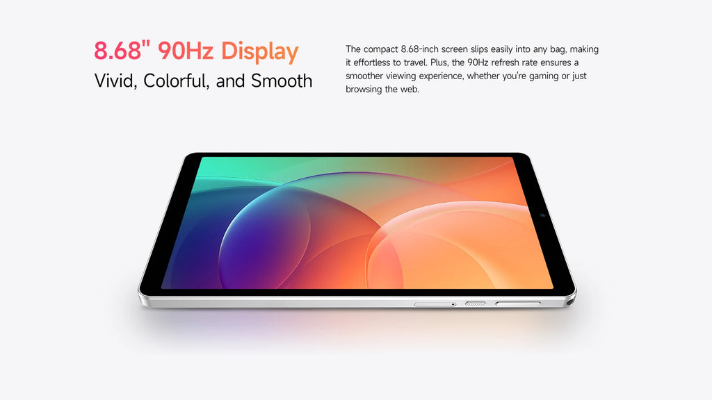Ulefone Tab A9 Pro Tablet MTK G91 8.68" Up to 8GB RAM (4+4) 128GB ROM 12MP+13MP Android 15 4G Tablet