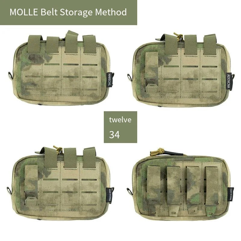 Square Multi-functional Tactical Miscellaneous Bag