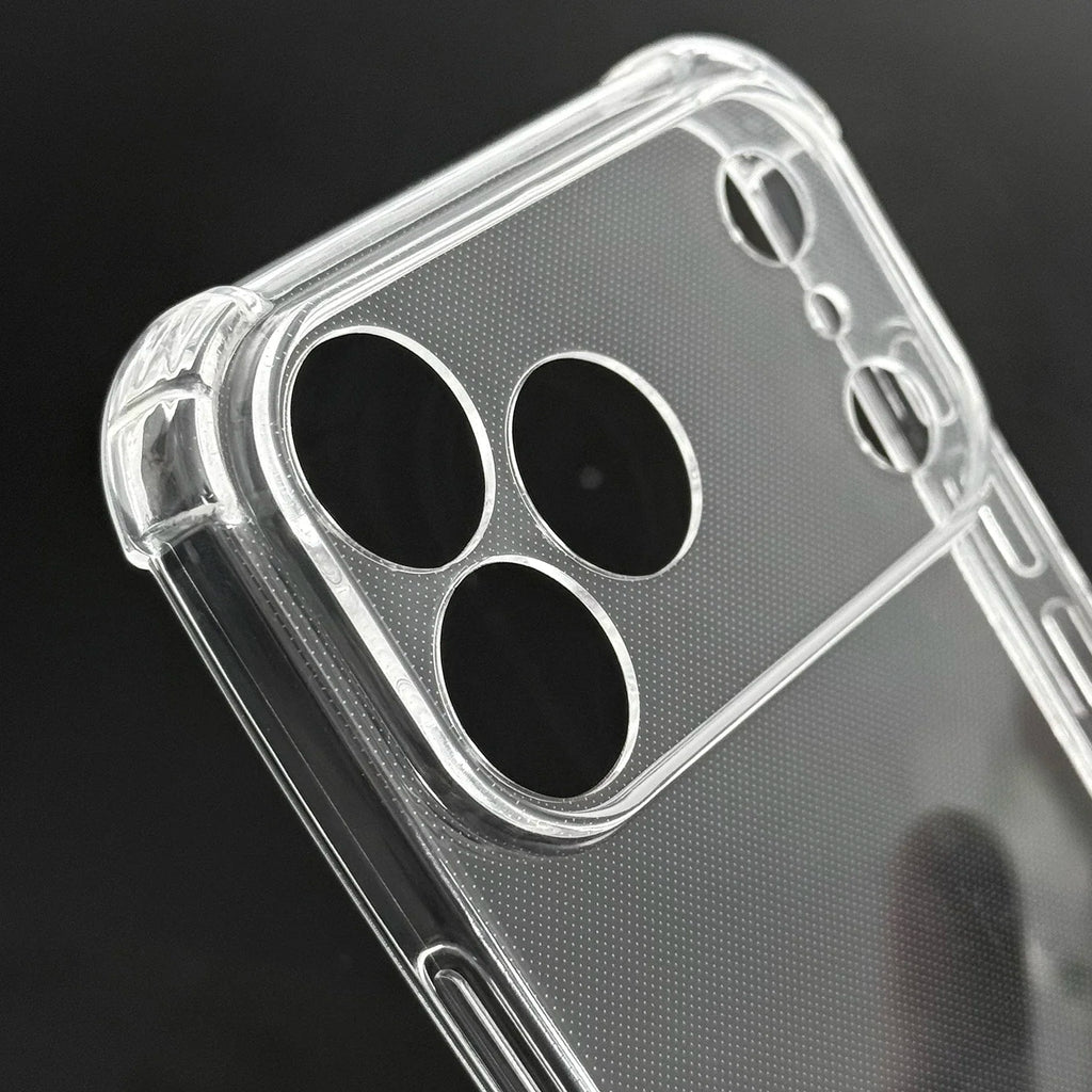 Clear Phone Case for iPhone 17/17 Air/17 Pro/17 ProMax Shockproof  Airbags Corner Anti Fall Bumper Protector Transparent Cover