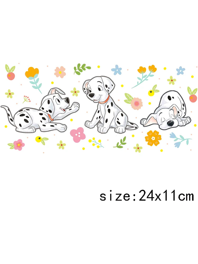 1PCS Cartoon Cute Dog Design UV Transfer Sticker For 16oz Cup Wrap Custom Label DIY Logo Self Adhesive Dog Uv Dtf Stickers