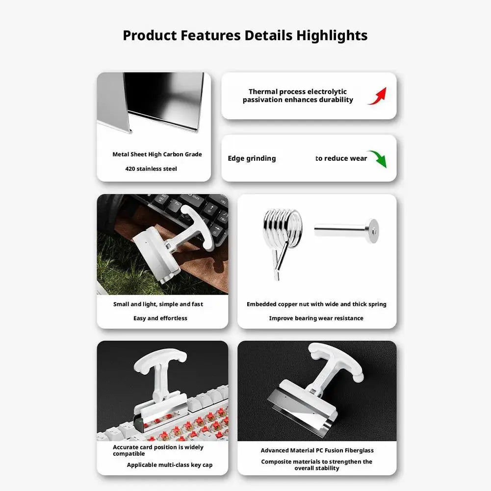 Key Extractor Clip Disassembly Key Cap Customized Large Key Extractor Clip With Four Keys For Simultaneous Extraction