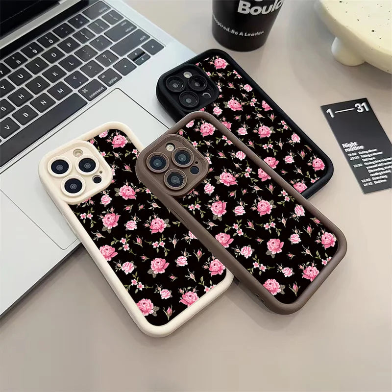 Soft Pale Little Flower Phone Case for Xiaomi Redmi Note 13 Pro Plus 5G 12S 11S 10S 9 10 11 12 Redmi 12C 13C 10C 12 4G Cover